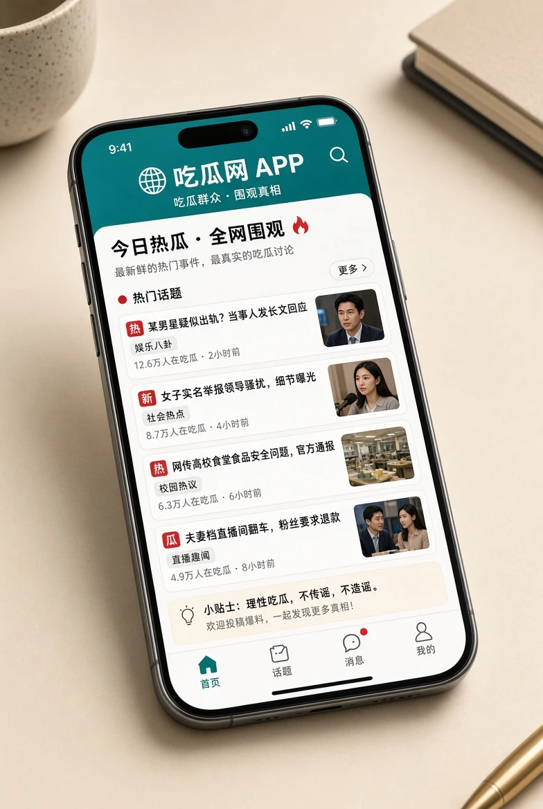 吃瓜网APP服务展示